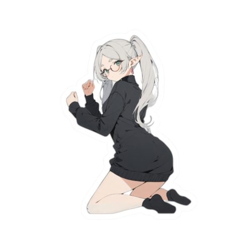 0005 Sexy kneeling Frieren Sticker - Image 7