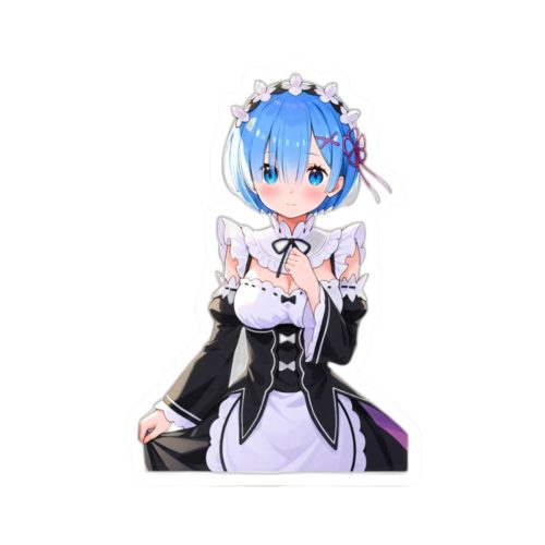 0453 Rem Shy Maid Sticker - Image 7