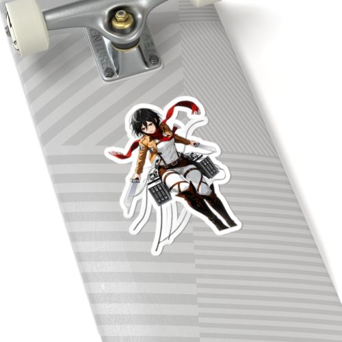 0100 Mikasa Ackerman Tactical Waifu Sticker - Image 8