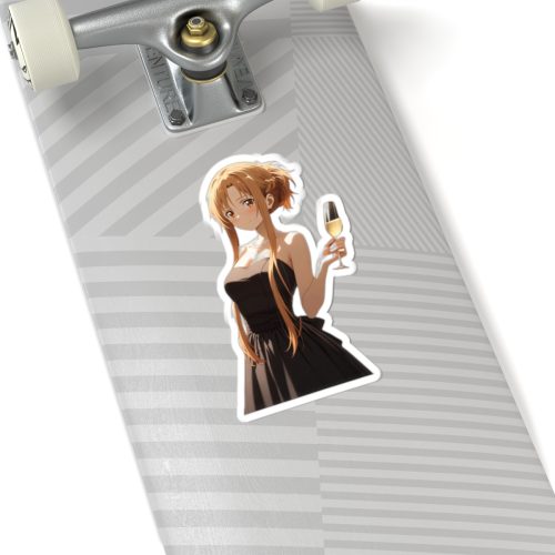 0445 Asuna Holding Champagne Sticker - Image 8