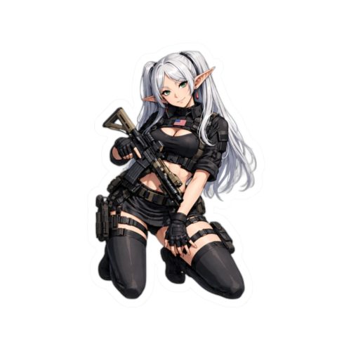 0131 Frieren Tactical Waifu Sticker - Image 7