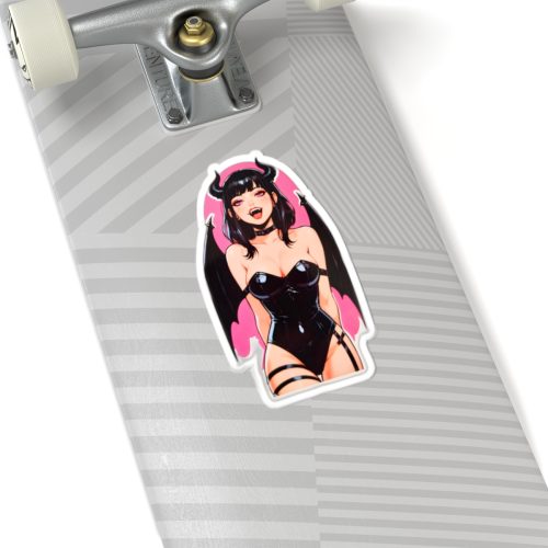0013 Succubus Ahegao Dark Gothic Sticker - Image 8