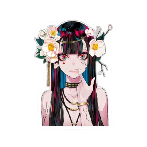 0482 Vampire Girl Dark Fantasy Sticker - Image 4