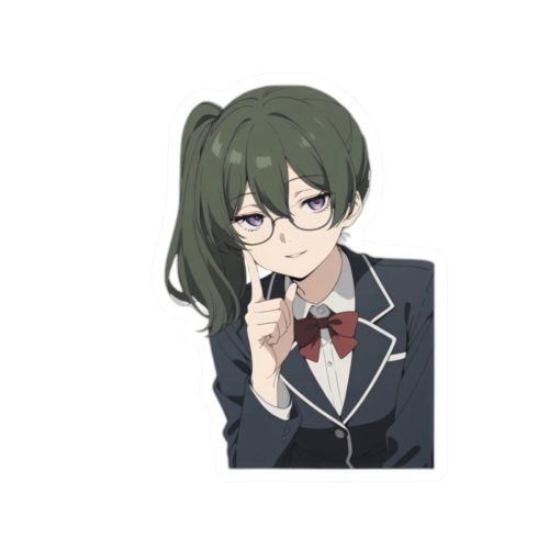 0377 Ubel Student Uniform Sticker - Image 4