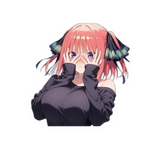 0406 Shy Nino Nakano Sticker - Image 1