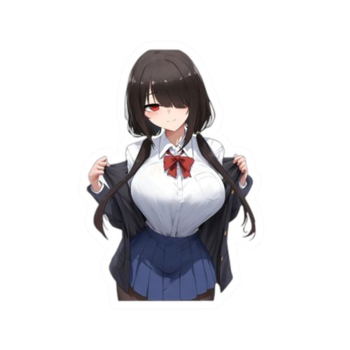 0467 Tokisaki Kurum Schoolgirl Gothic Seductive Vinyl Sticker - Image 10