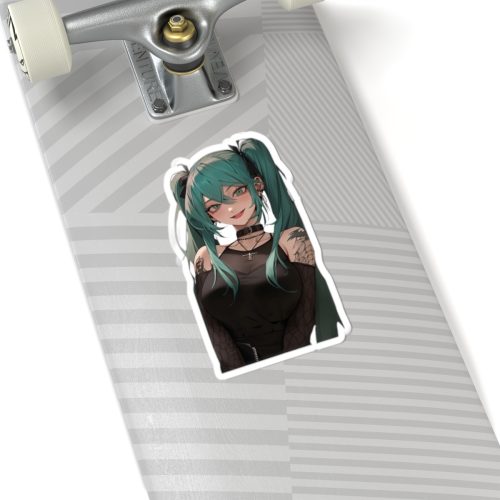 0435 Gothic Miku Tattooed Sticker - Image 8