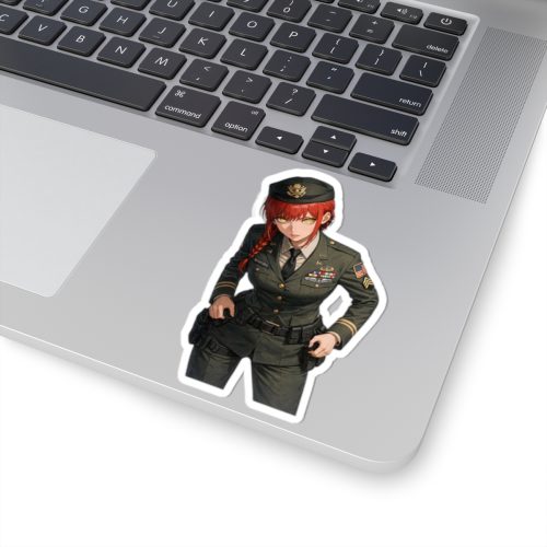 0129 Maikama Officer Tactical Waifu Sticker - Image 5