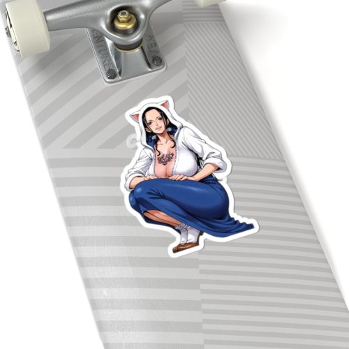 0474 Nico Robin Catgirl Casual Anime Vinyl Sticker - Image 8