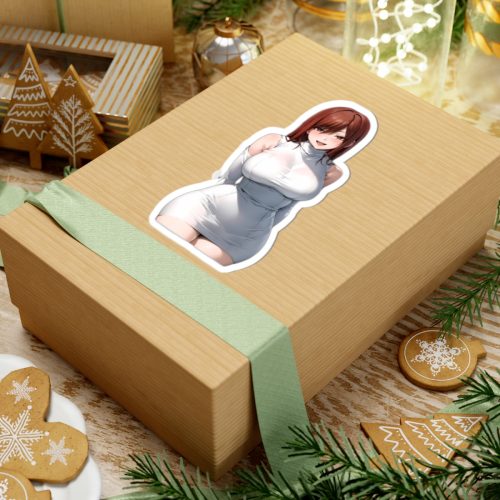 0471 Ezra Scarlet Charming White Dress Anime Vinyl Sticker - Image 9