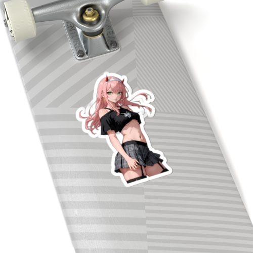 0502 Zero Two Streetwear Style Transparent Outdoor Stickers Square 1pc - Image 8