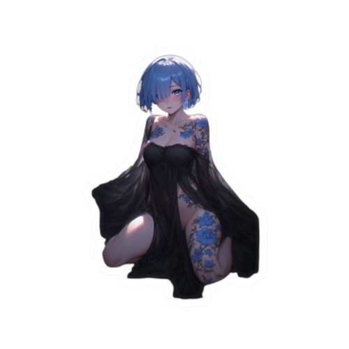 0138 Rem Charming Waifu Sticker - Image 7