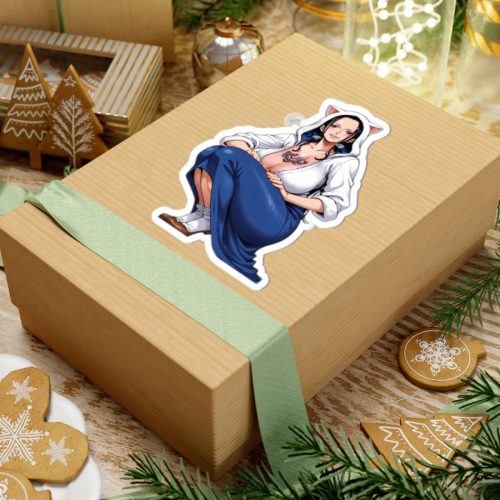 0474 Nico Robin Catgirl Casual Anime Vinyl Sticker - Image 9