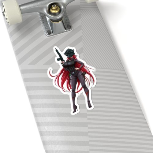 0427 Rias in Combat Armor and SMG Sticker - Image 8