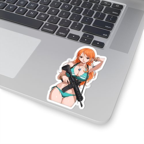0097 Nami Bikini Tactical Waifu Sticker - Image 5