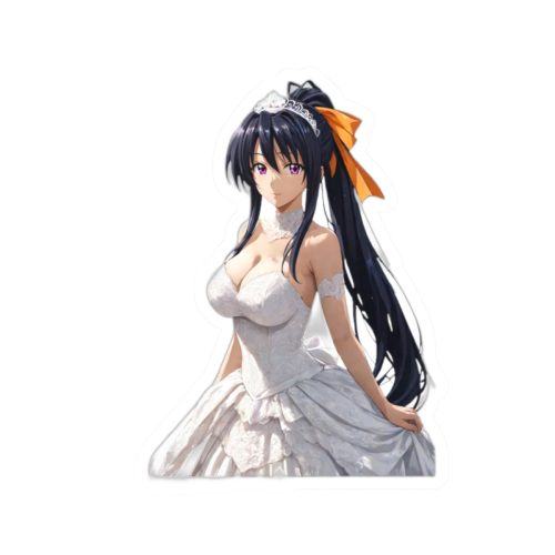 0292 Bride Akeno Sticker - Image 4