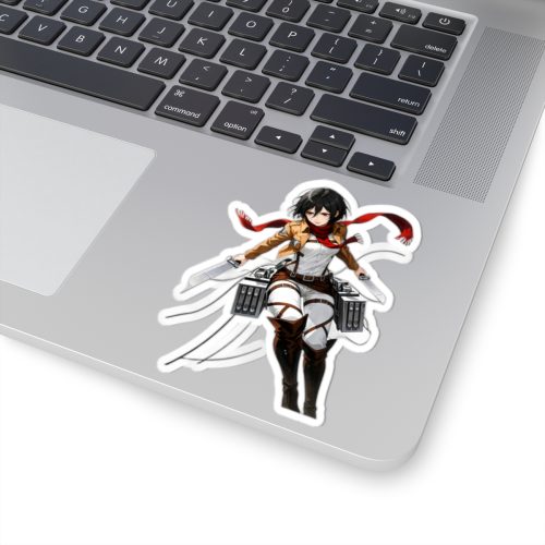 0100 Mikasa Ackerman Tactical Waifu Sticker - Image 5