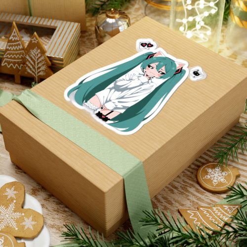 0477 Hatsune Miku Catgirl Cute Anime Sticker - Image 9