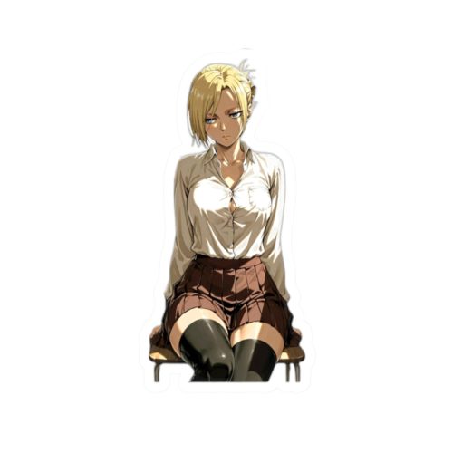 0152 Annie Waifu Sticker - Image 4