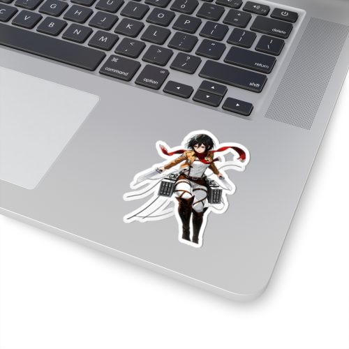 0100 Mikasa Ackerman Tactical Waifu Sticker - Image 2