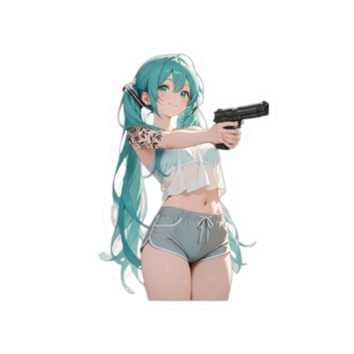 0184 Sedutive Miku With Gun - Image 10