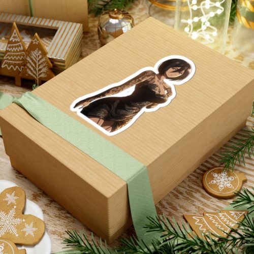 0361 Provocative Dress Mikasa Ackerman Sticker - Image 9