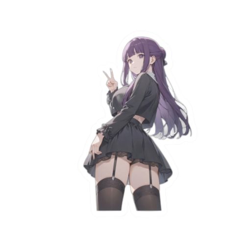 0374 Short Skirt Fern Sticker - Image 7