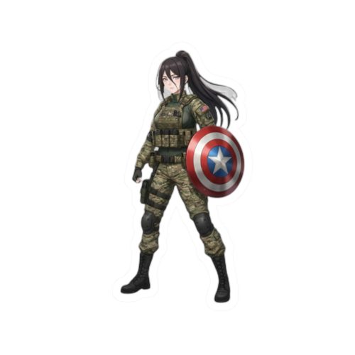 0069 Hanabi Hyuga Captain Tactical Waifu Sticker - Image 4