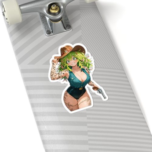 0074 Toru Hagakure Cowboy Tactical Waifu Sticker - Image 8