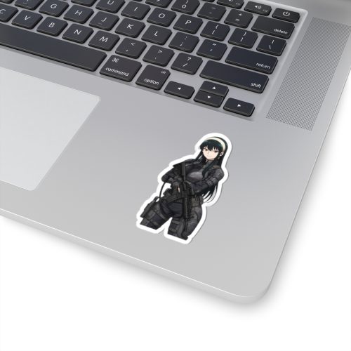 0061 Yor Forger CIA Tactical Waifu Sticker - Image 2