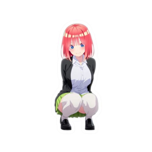 0034 Nakano Nino Cute Waifu Sticker - Image 4