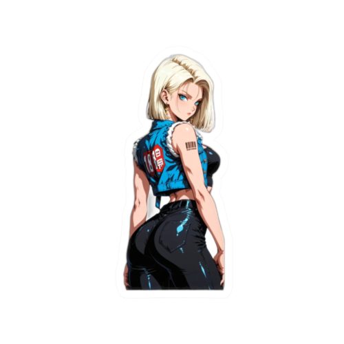 0033 Android 18 Waifu Sticker - Image 10