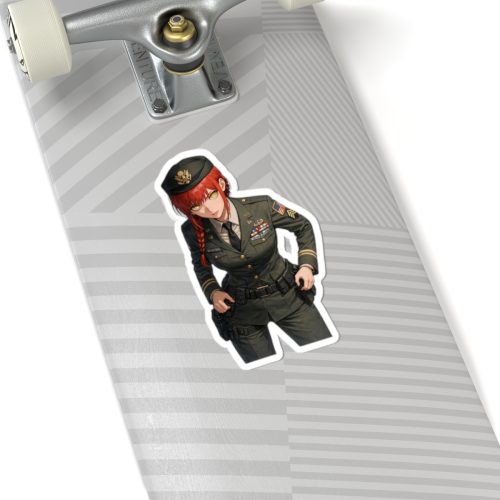 0129 Maikama Officer Tactical Waifu Sticker - Image 8