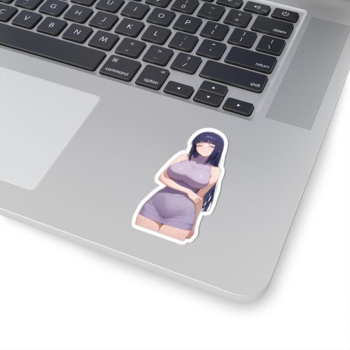 0503 Hinata Waifu Transparent Outdoor Stickers Square 1pc - Image 2