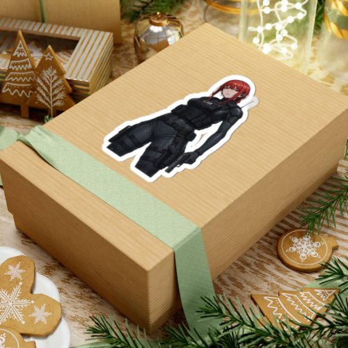 0062 Makima CIA Tactical Waifu Sticker - Image 9