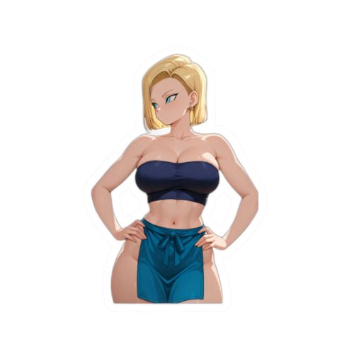 0355 Lascivious Android 18 Sticker - Image 10