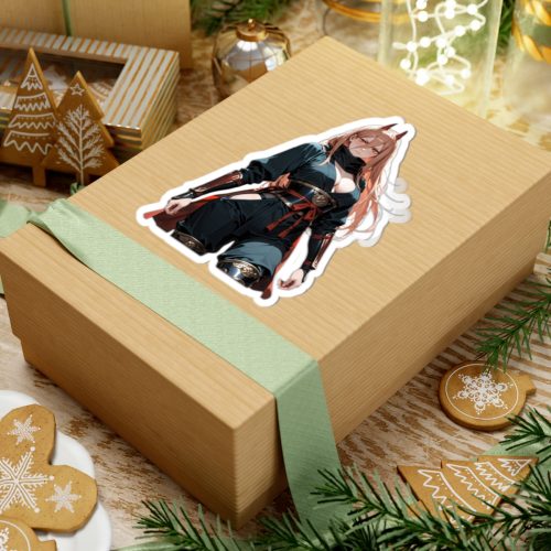 0156 Power Samurai Waifu Sticker - Image 9