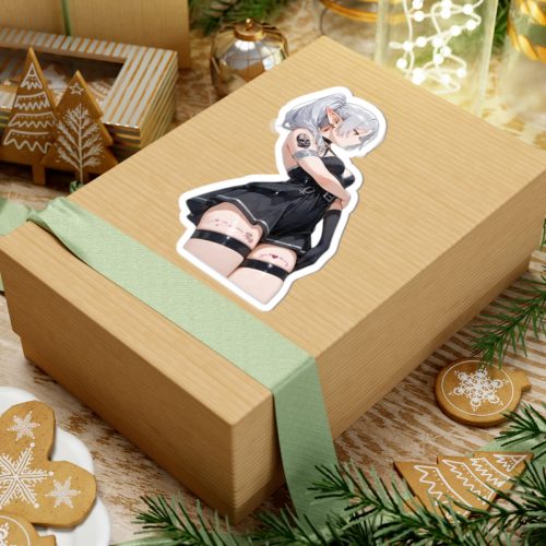 0460 Sexy Frieren Tattooed Black Outfit Sticker - Image 9