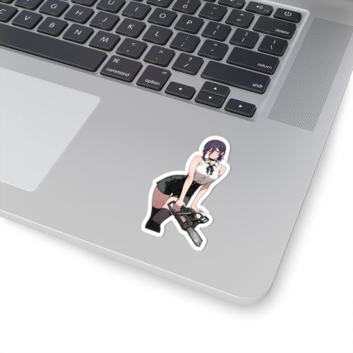 0019 Reze Holding A Chainsaw Waifu Sticker - Image 2