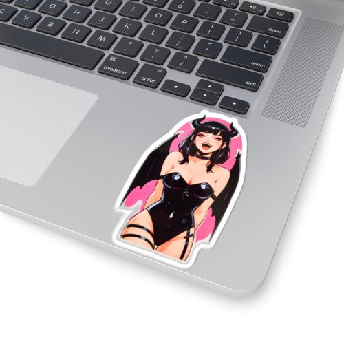0013 Succubus Ahegao Dark Gothic Sticker - Image 5