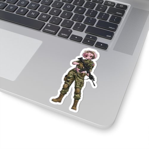 0082 Mina Ashido Tactical Waifu Sticker - Image 5