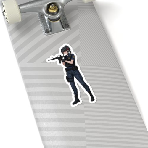0076 Yor Forger Police Tactical Waifu Sticker - Image 8
