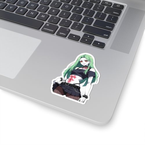 0485 Rebecca Cyberpunk Futuristic Sticker - Image 2