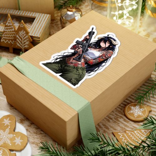 0046 Albedo Overlord Tattoo Street Style Waifu Sticker - Image 9