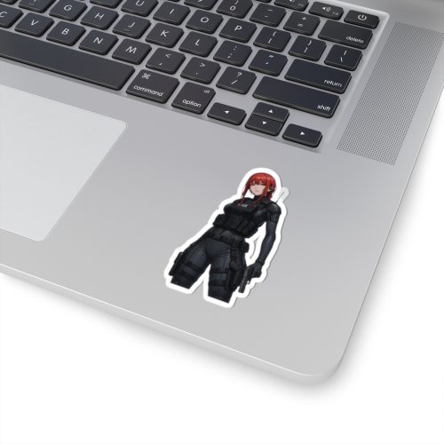 0062 Makima CIA Tactical Waifu Sticker - Image 2