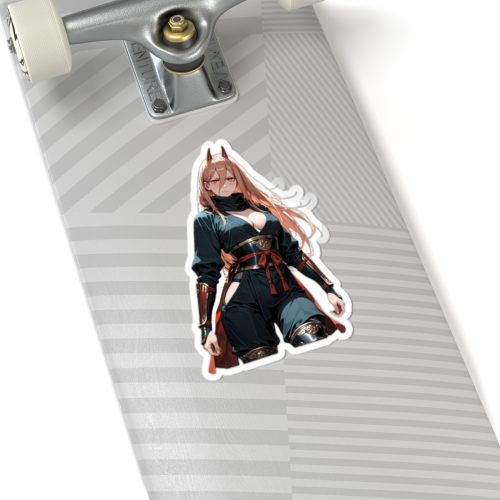 0156 Power Samurai Waifu Sticker - Image 8