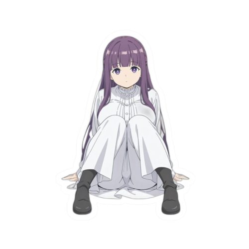 0441 Fern Sitting Sticker - Image 1