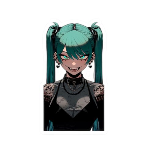 0434 Miku With Devil Smile Sticker - Image 7