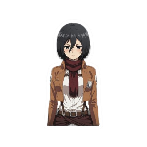 0362 Sad Eyes Mikasa Ackerman Sticker - Image 4
