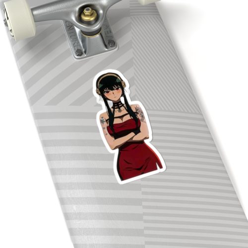 0475 Yor Forger Elegant Tattooed Anime Vinyl Sticker - Image 8